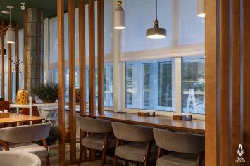 Текстильное оформление кафе