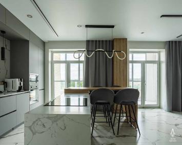 Декор кухни-гостиной