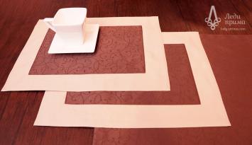 Декоративные салфетки с вышивкой