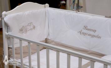 Детское постельное бельё с вышивкой