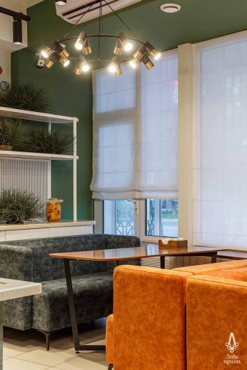 Текстильное оформление кафе