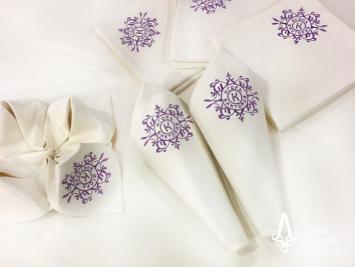 Подарочный комплект для молодожёнов с вышивкой