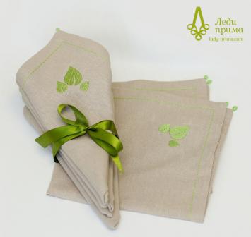 Вышивка на салфетках