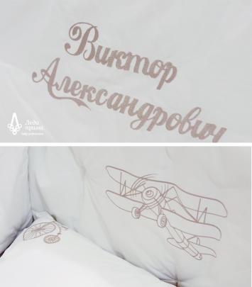 Детское постельное бельё с вышивкой