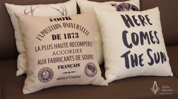 Фотопечать на декоративных подушках