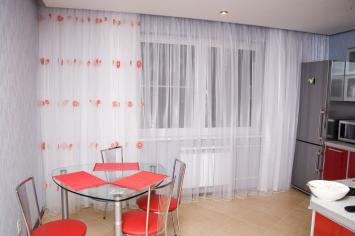 Кухня белый с красным