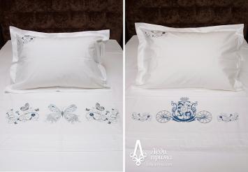Постельное бельё с вышивкой