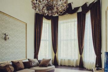 Классические шторы в гостиную