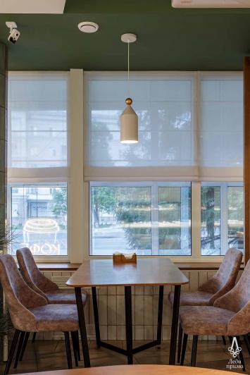 Текстильное оформление кафе