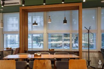 Текстильное оформление кафе