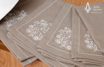 Салфетки с вышивкой
